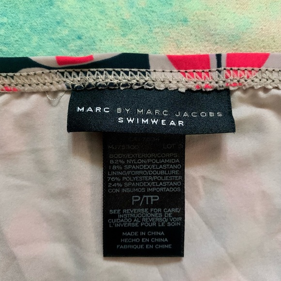 Marc by Marc Jacobs Swimwear red, black, and tan bikini, Sz Xs - Picture 9 of 11